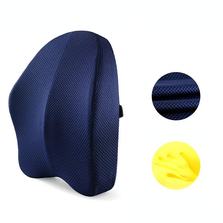 BowLift | Memory Foam Orthopedic Seat Cushion with Tailbone and Lumbar Support