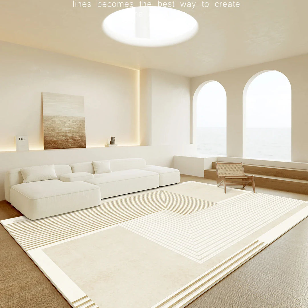 BowLift | Japanese Minimalistic Soft Rug Non-Slip High Pile Carpet Living and Bedroom