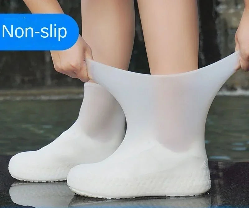 BowLift | RainShield Silicone Overshoes | Waterproof & Non-slip | Reusable Rain Covers | For Shoe Size 34–45 | Outdoor Rain Protection