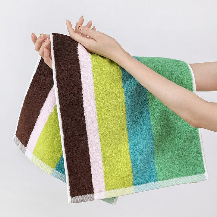Colour Block Towels - Stripe Tile | Bowlift