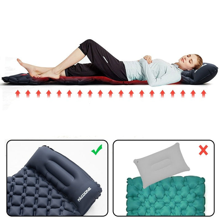 BowLift | Ultralight Waterproof Sleeping Mat with Built-in Pump - AirRest