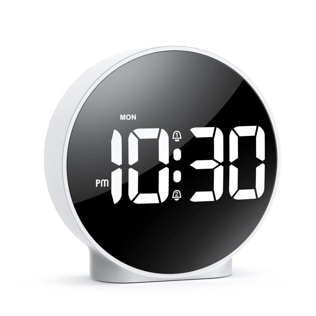 BowLift | BrightTime – Digital LED Alarm Clock with USB Charging