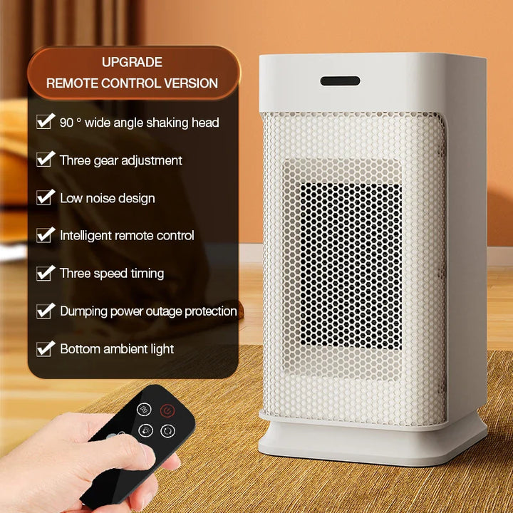 BowLift | Wearable Ceramic Electric Heater with PTC and Night Light