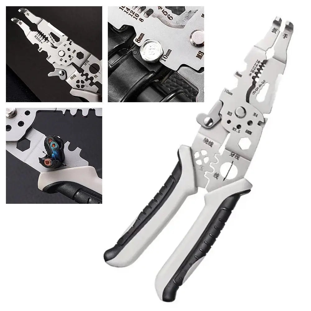 Heavy-Duty Industrial-Grade Multi-Purpose Wire Stripping Tool | Bowlift