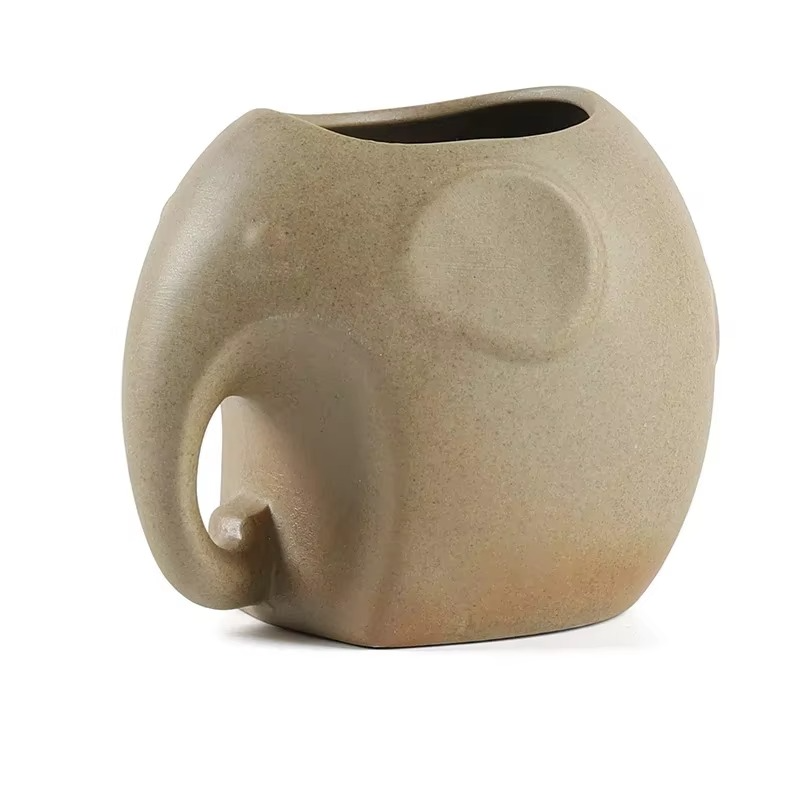 BowLift | Handcrafted Animal Ceramic Succulent Pots, Small Breathable Desktop Planters