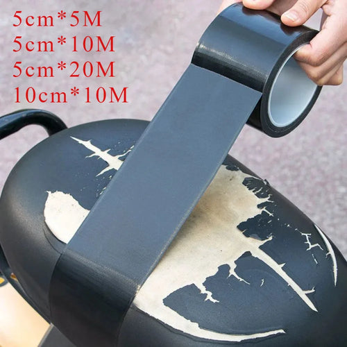BowLift | LederFixx Self-adhesive Leather Repair Tape | PU Material | Waterproof & Cuttable | 5 cm × 5/10/20 m & 10 cm × 10 m | Black