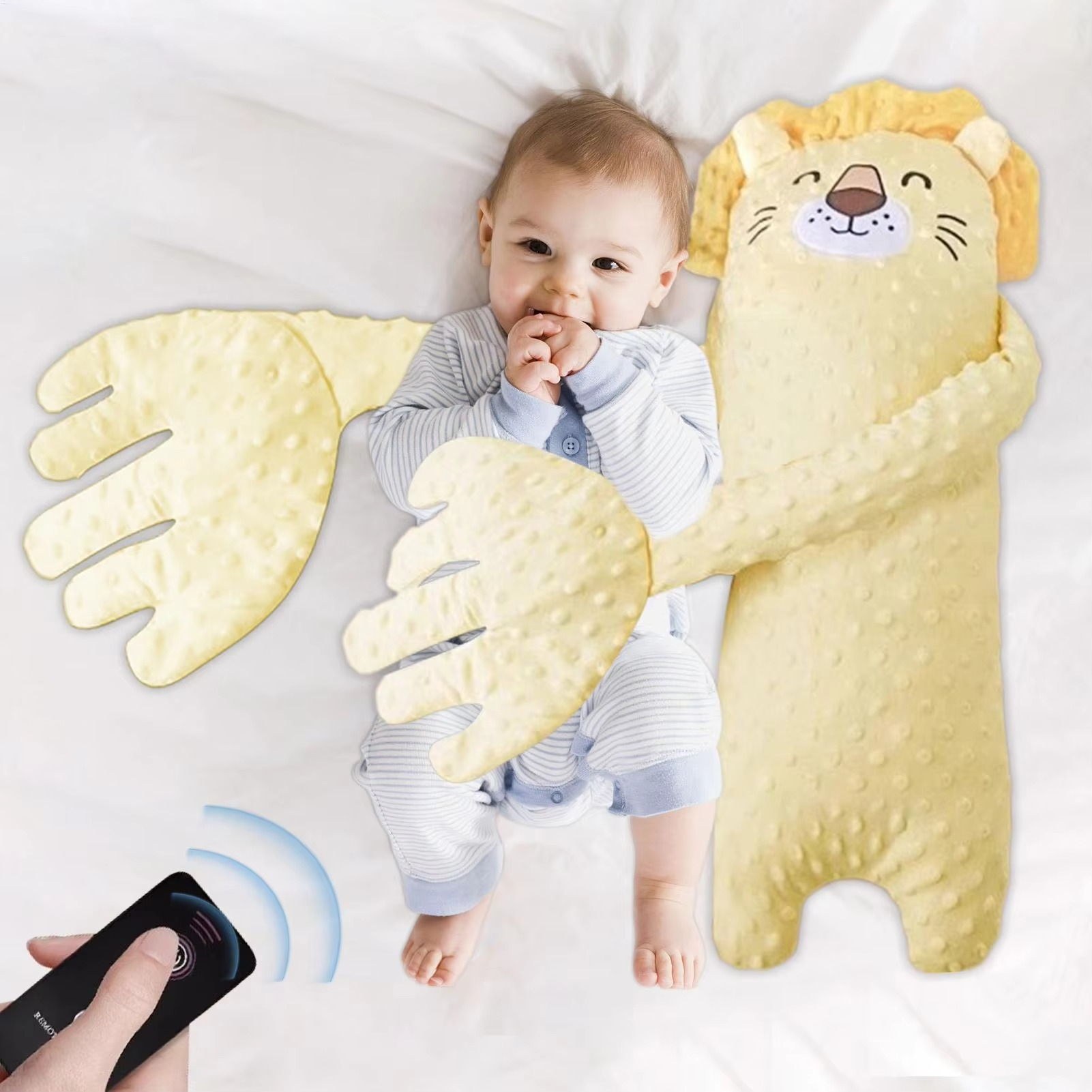 BowLift | Automatic Baby Comforter: Soothing Palm Pat Sleep Aid Pillow