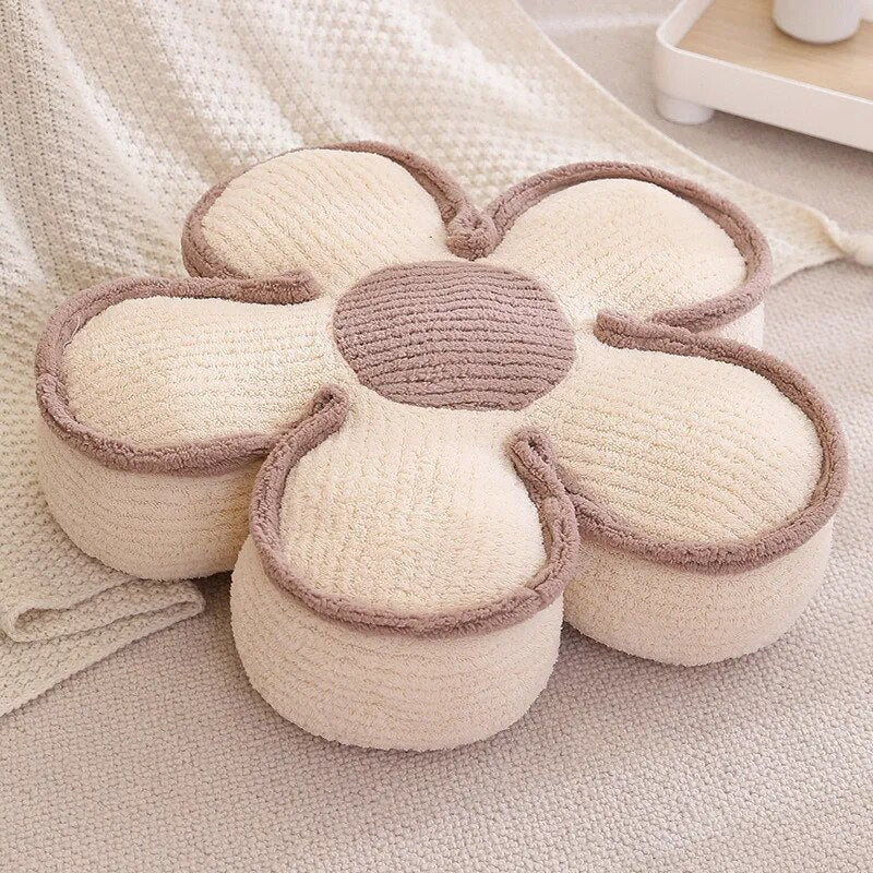Pastel Fluffy Flower Cushion | Bowlift