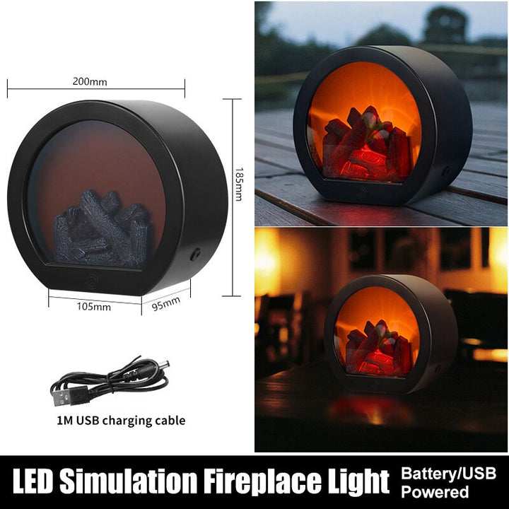 Inferno PortaBowlifte Fireplace Night Lamp | Bowlift