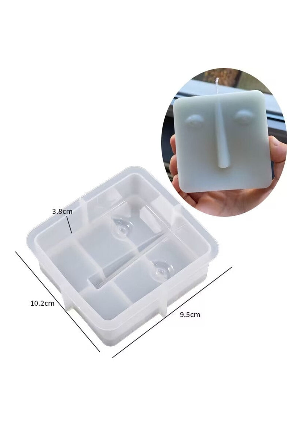 Face Shaped Candle Mold | Bowlift