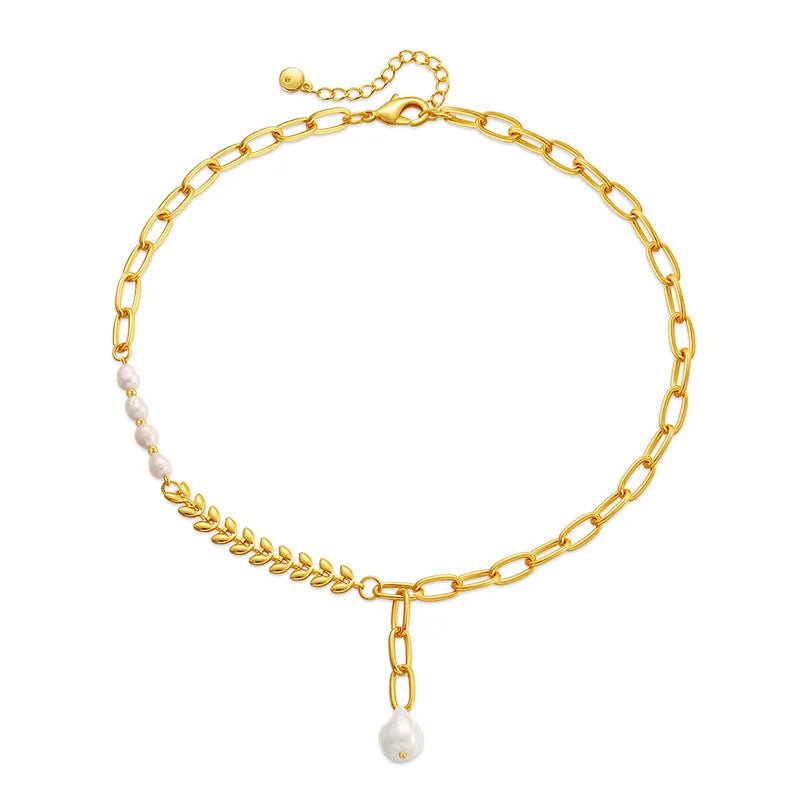 BowLift | 18k Minimal Mix Chain Lariat Necklace