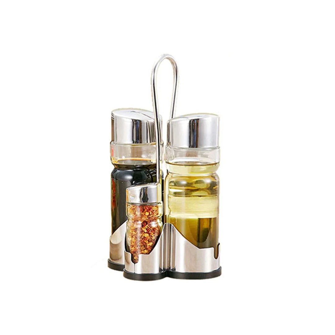 BowLift | Classic set of bottles and shakers for spices with convenient stands