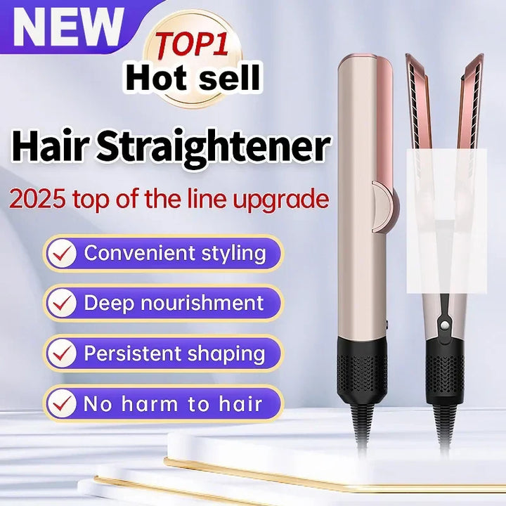 BowLift | 2-in-1 Hair Straightener & Dryer | Negative Ion Technology | Long-Lasting Styling