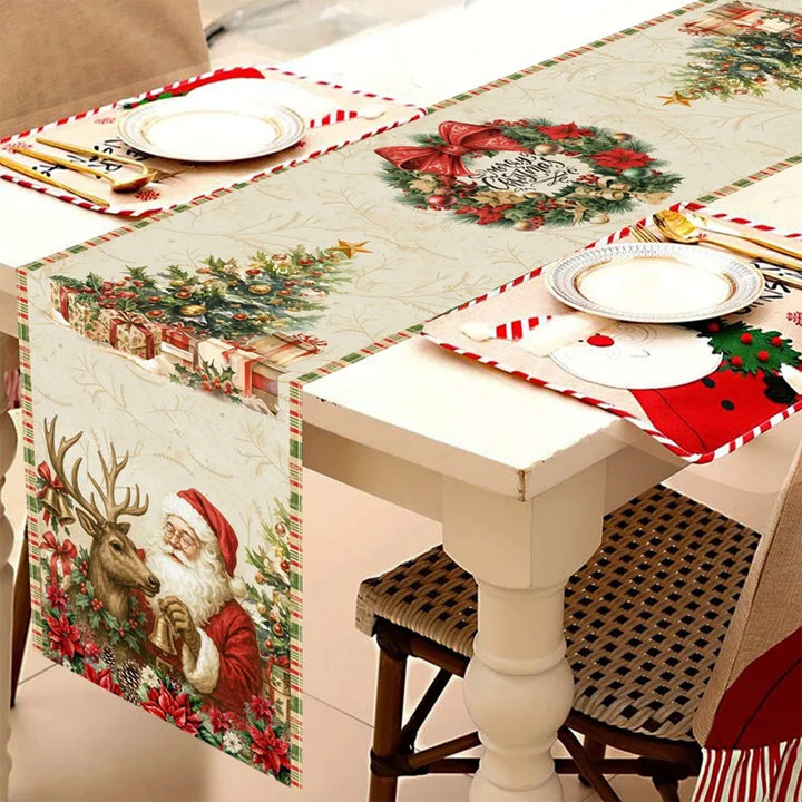 BowLift | Christmas Table Runner Festivia | 180×35 cm | Elegant & Festive | Table Decoration for Christmas & New Year 2025/2026