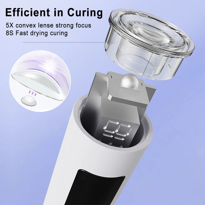 UV nail pen with folding stand - rechargeable | Bowlift