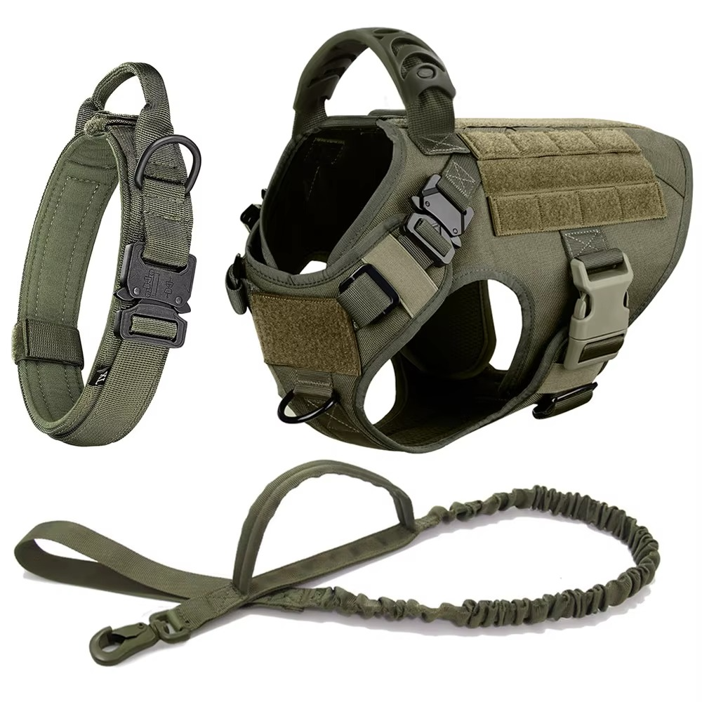 BowLift | Tactical Dog Harness and Leash Set for Medium and Large Dogs