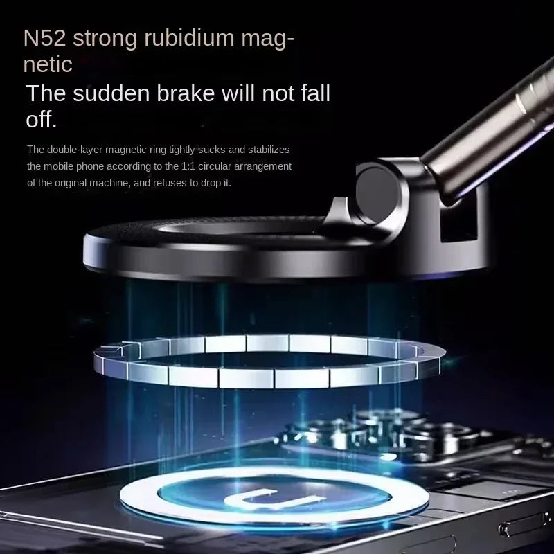 Magnetic Phone Holder | With Vacuum Suction Cup | 360° Adjustable | Bowlift