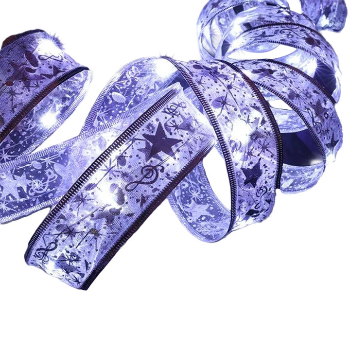 BowLift | Glowing LED Ribbon Pattern Elegant Christmas Decoration