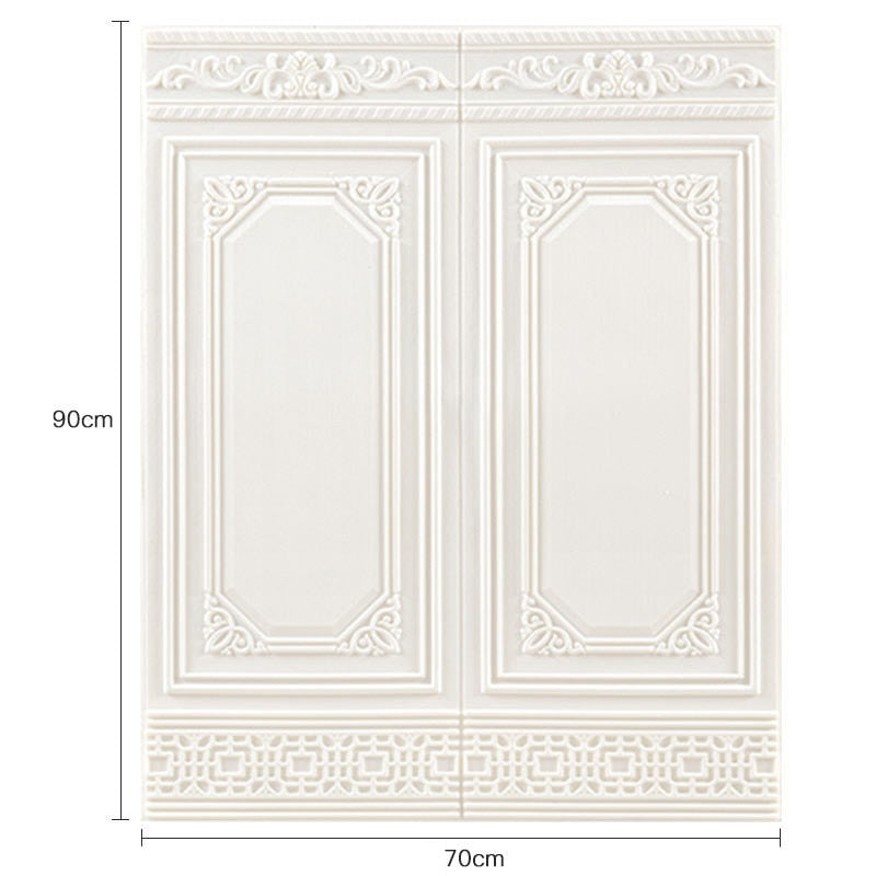 3D Self-Adhesive Antique Accent Wall Sticker | Bowlift