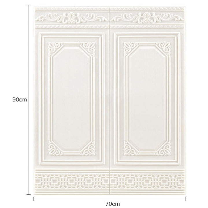 3D Self-Adhesive Antique Accent Wall Sticker | Bowlift