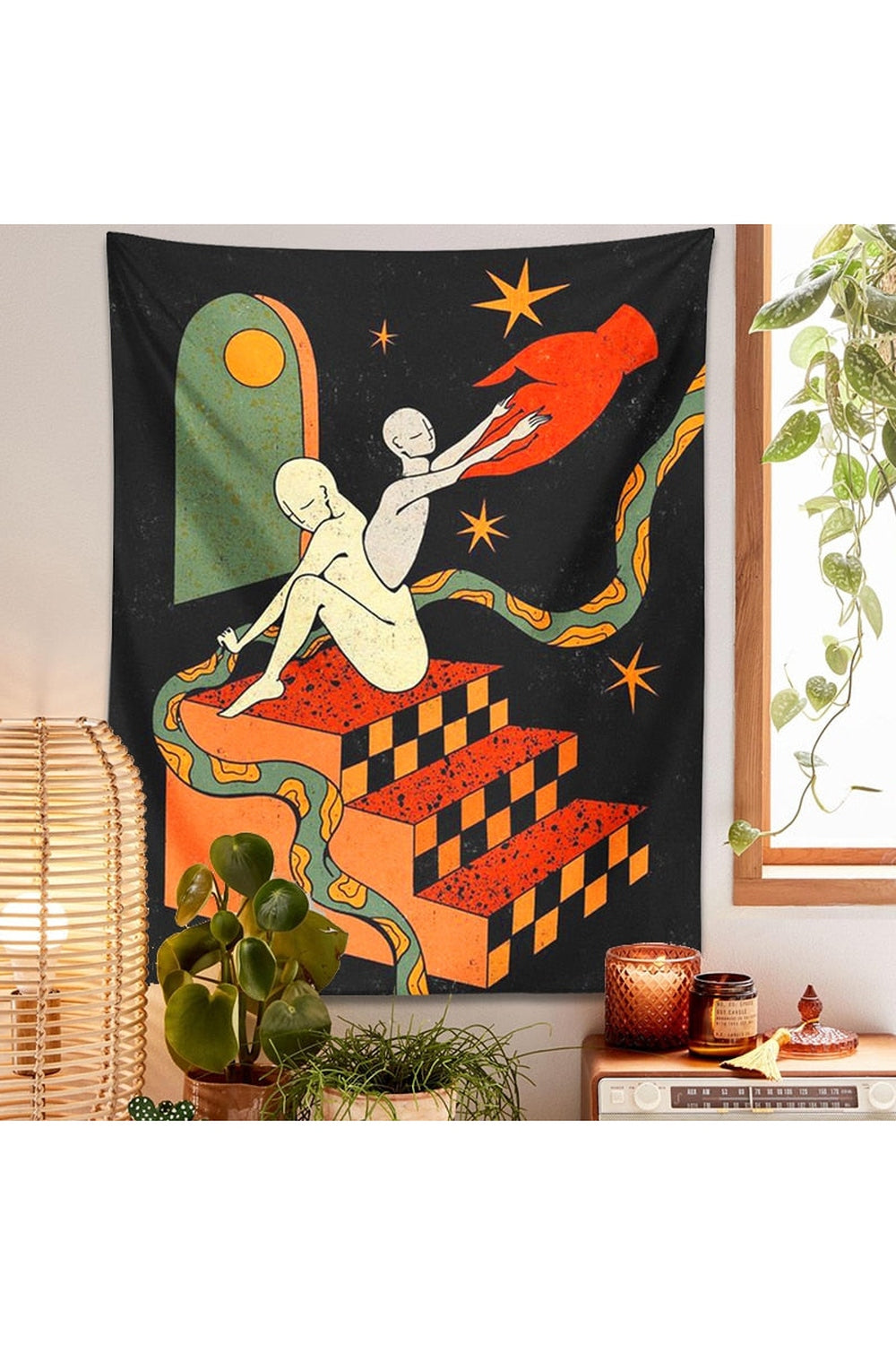 trippiges art wall carpet | Bowlift