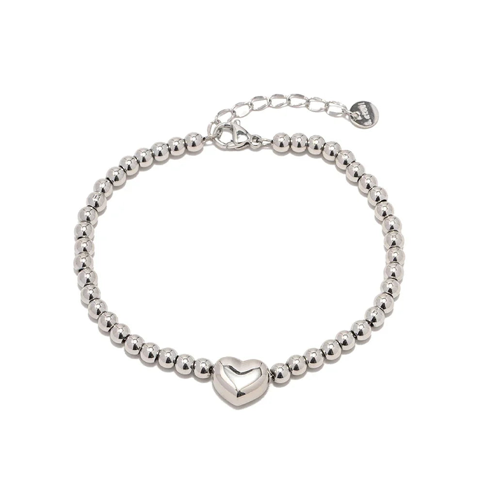BowLift | 18k Classy Beaded Heart Bracelet