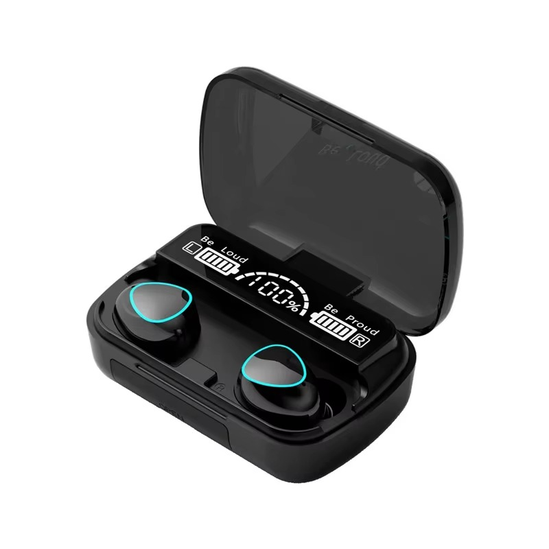 BowLift | TWS Bluetooth Wireless Earbuds with LED Display, HiFi Stereo Sound, Waterproof Gaming Headset