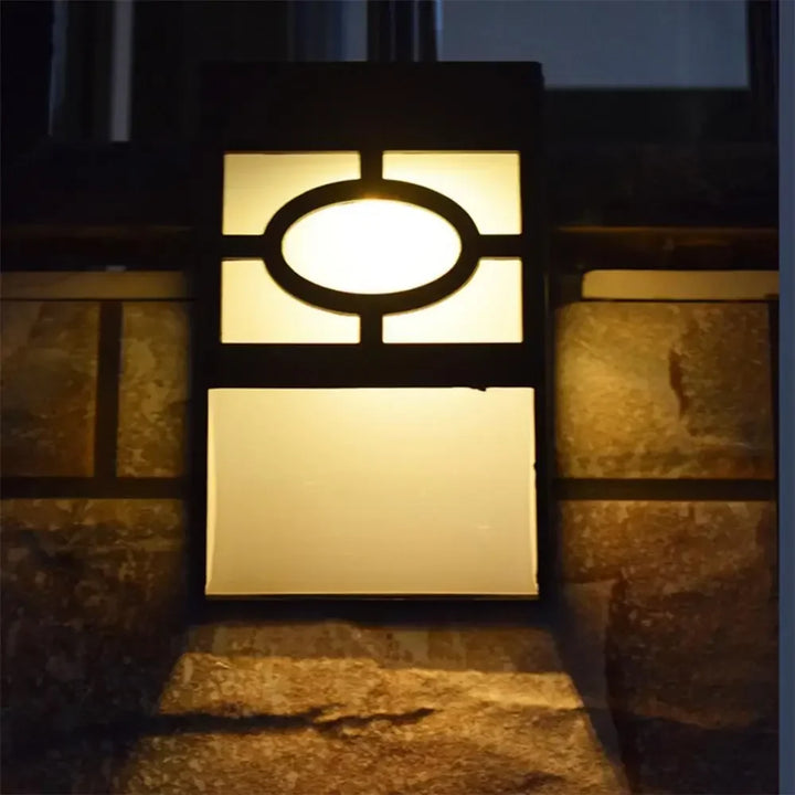 BowLift | Solar Wall Light with LED – Modern Outdoor Lighting for Garden & Terrace, Wall Lamps