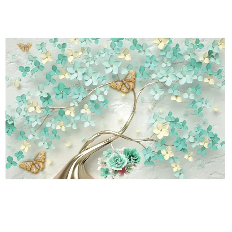 Abstract Floral Big Blossom Petal Tree Wall Art Fine Art Canvas Prints Picture For Living Room Bedroom Salon Art Decor | Bowlift