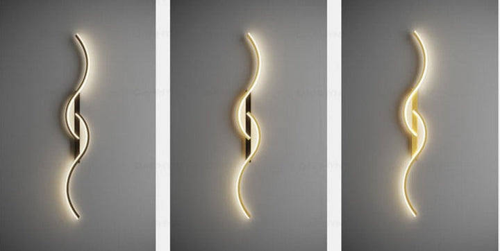 BowLift | Contemporary LED Wall Lamp – Artistic Combination of Forms
