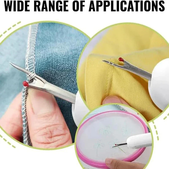 BowLift | Dual-Purpose Needle Threader Seam Ripper Tool