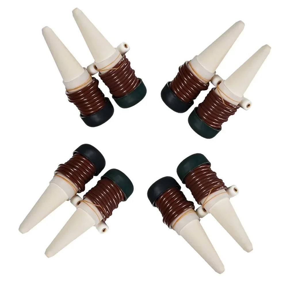 BowLift | AquaTerris Plant Irrigation System | 8-Piece Set | Self-Watering Ceramic Spikes | Automatic & For Indoor Use