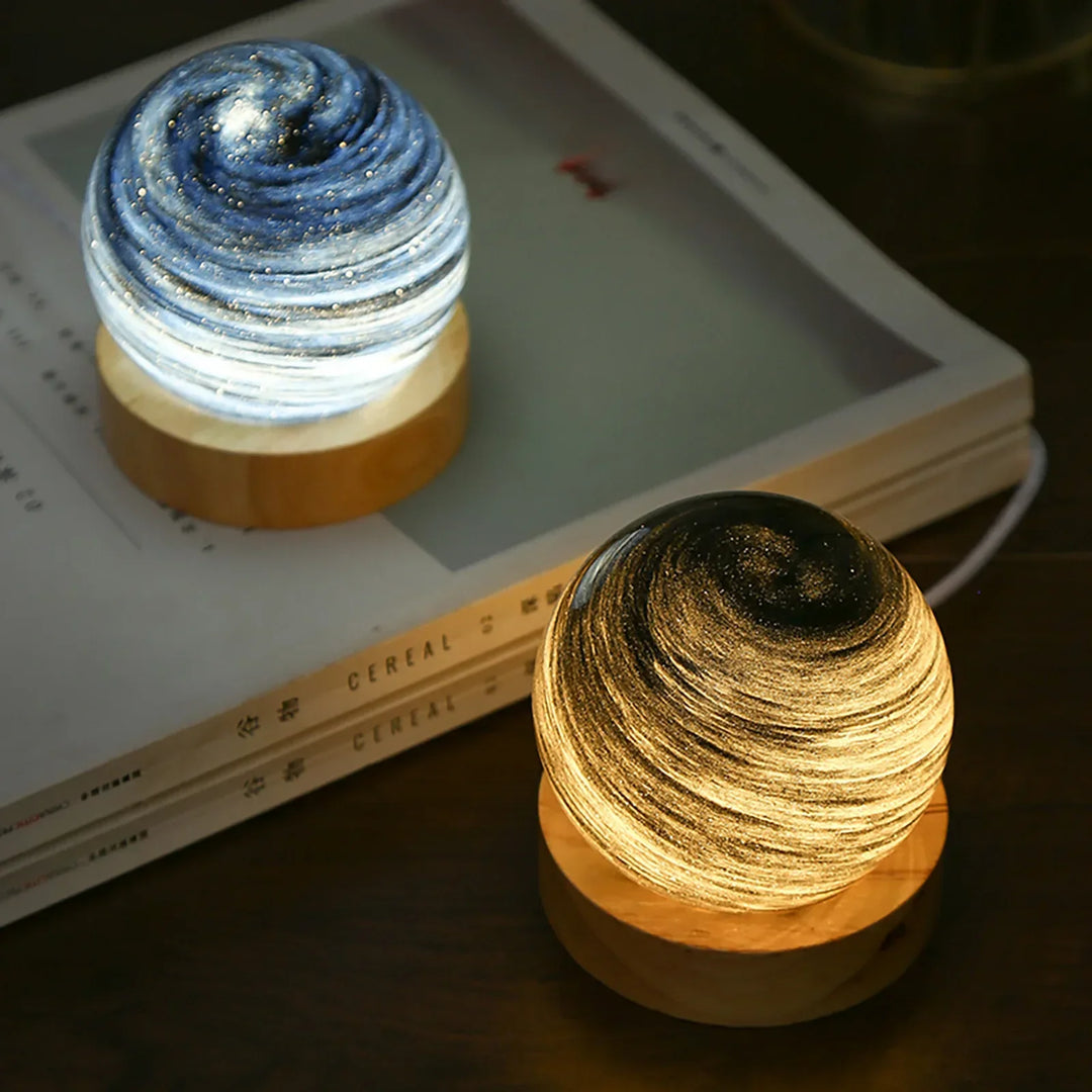 3D Crystal Planets Atmosphere Night Lamp | Bowlift