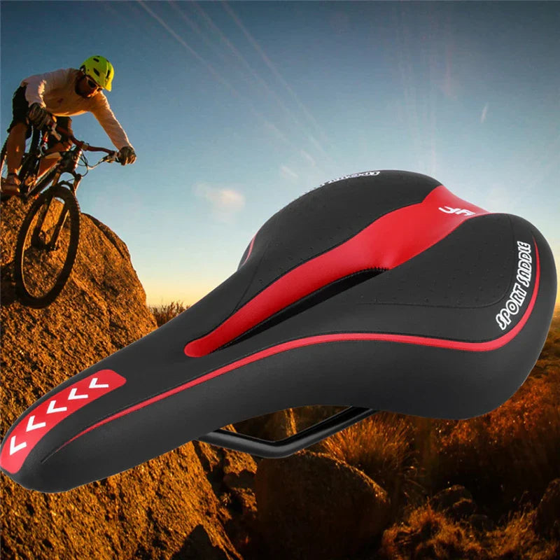 BowLift | Extra Soft Gel Bicycle Saddle – Ergonomic Ventilated MTB & Road Bike Seat