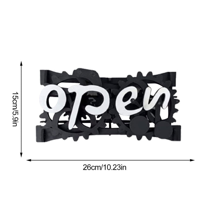 BowLift | Wooden Double-Sided Reversible Open Closed Sign