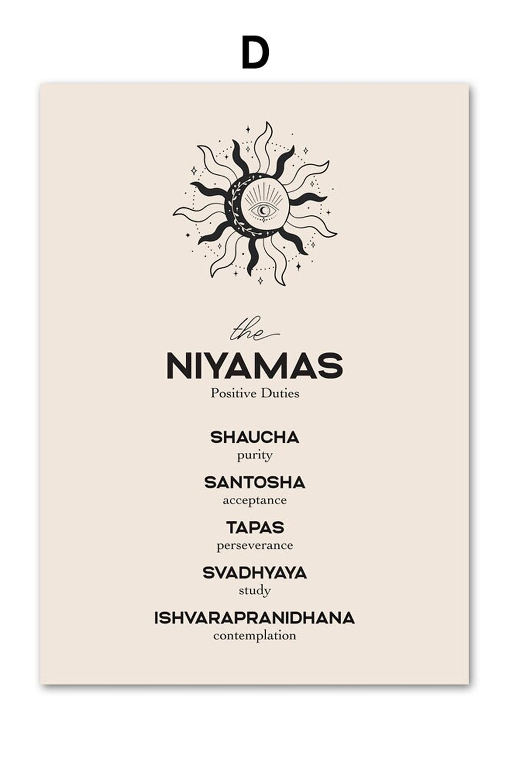 Sun Style Canvas Poster | Bowlift