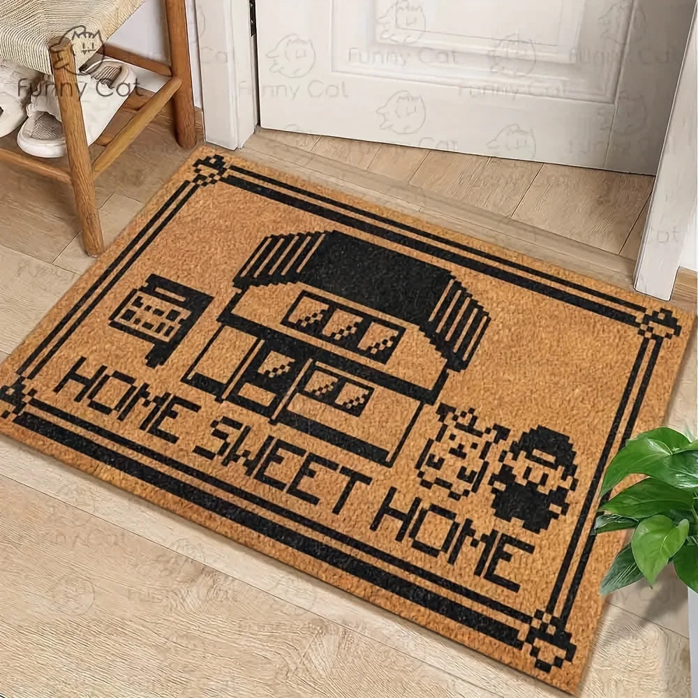 BowLift | Lightweight Washable Doormat Welcome Mat Carpet Bedroom Living Room