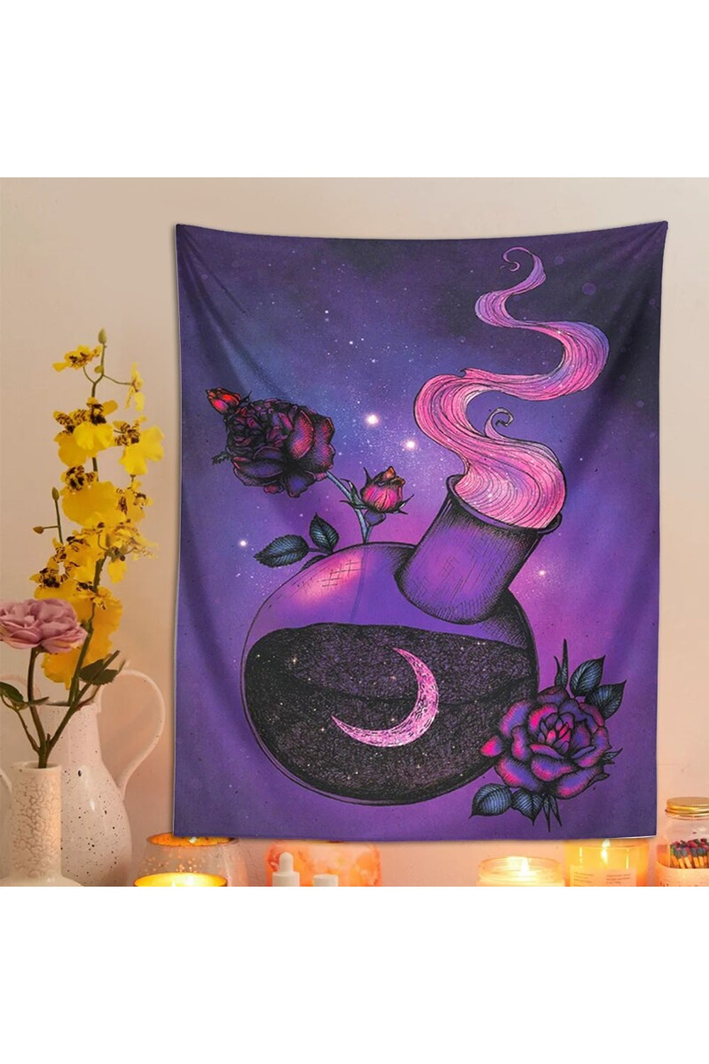 Trippy Rose Magic Wand carpet | Bowlift