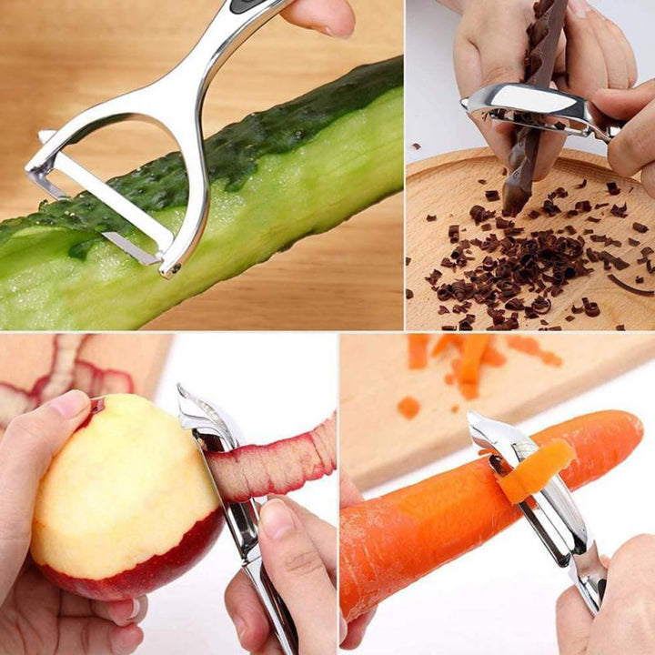 BowLift | SwiftPeel Stainless Steel Peeler | Effortlessly & accurately peel your veggies!