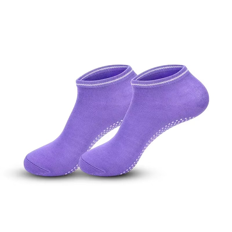 BowLift | Women Anti Slip Cotton Yoga Socks for Trampoline and Sports