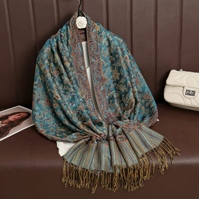 BowLift | Élégancea | Women's Scarf | Cashmere Feel | 70 × 190 cm | Luxury Print & Warm