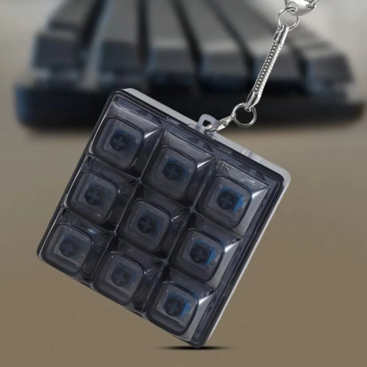 BowLift | Mechanical Cube Click Fidget Keychain