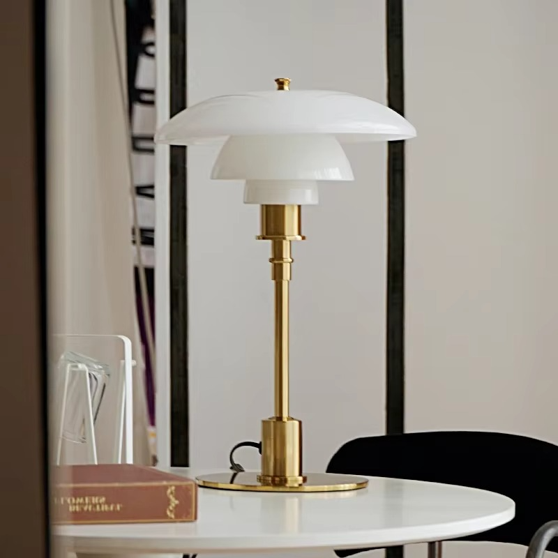 BowLift | Scandinavian Dimmable Table Lamp – Modern Danish Designer Iron & Glass Lamp