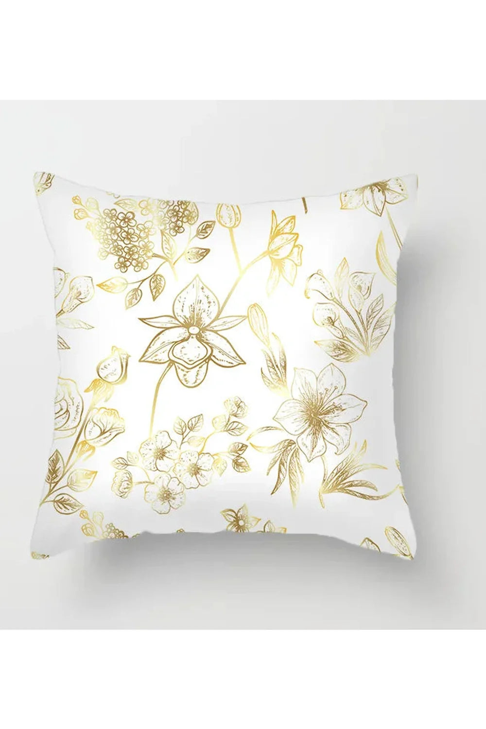 Yellow Leaf Polyester Pillowcase | Bowlift