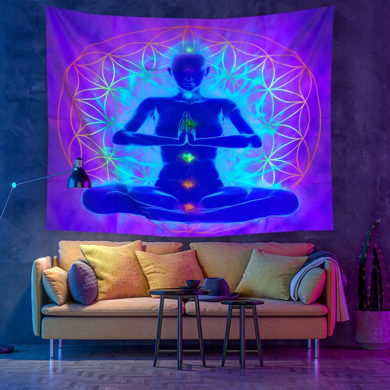 BowLift | Colorful Glowing Luminous Tapestry