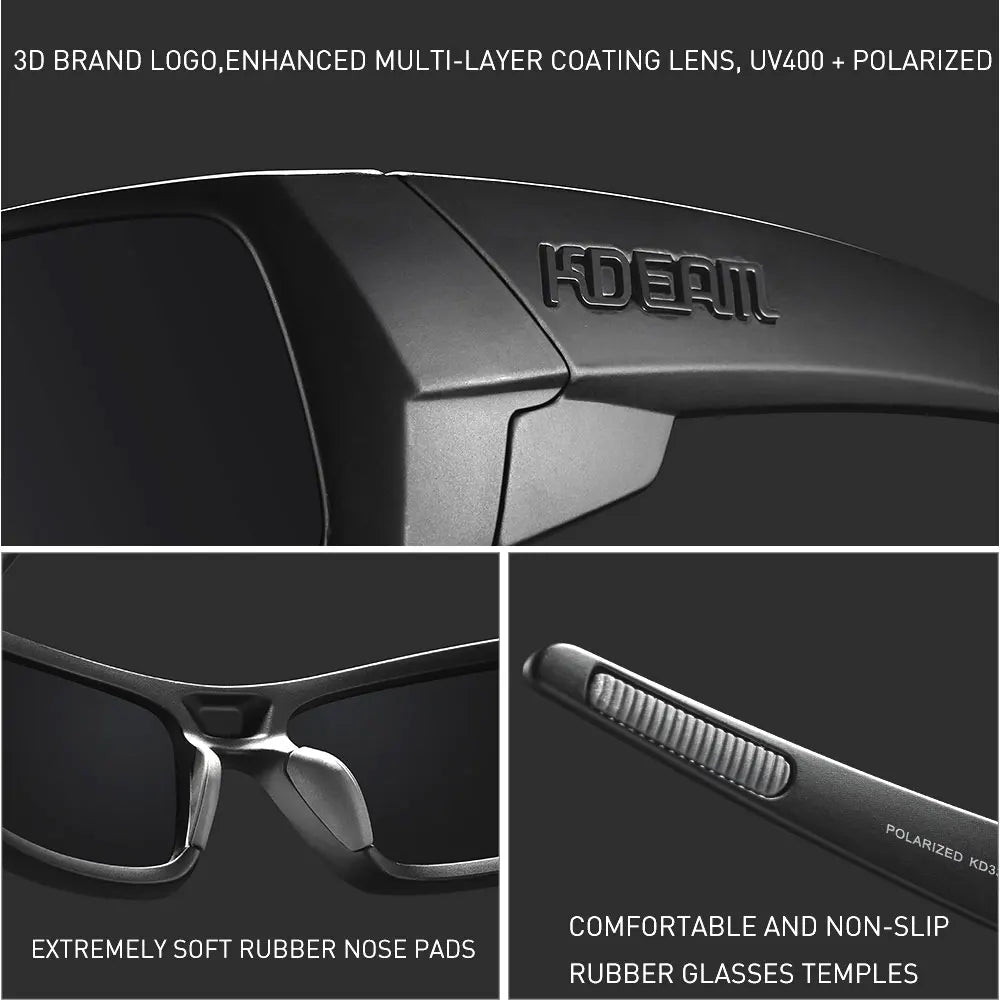 Photochrome Sunglasses Black Frame with Case | Bowlift