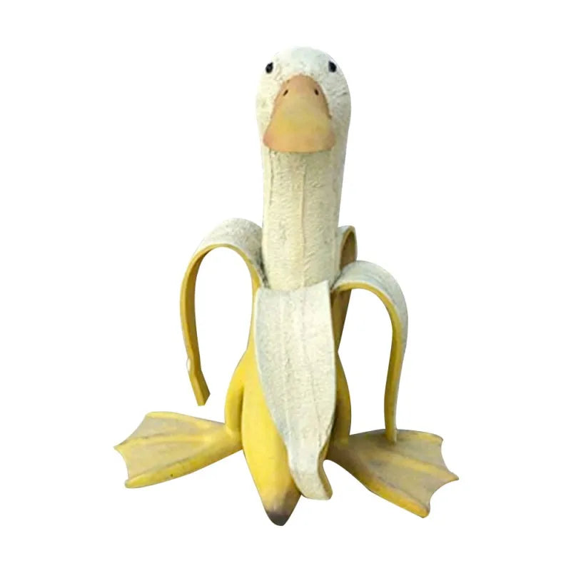 BanaanEend Decorative Figure – Playful Resin Decoration for Indoors or Outdoors | Bowlift