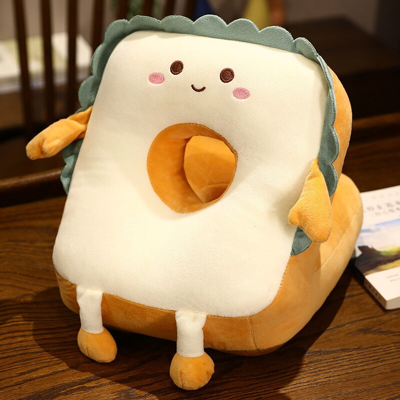 Funny Toast Nap Pillow | Bowlift