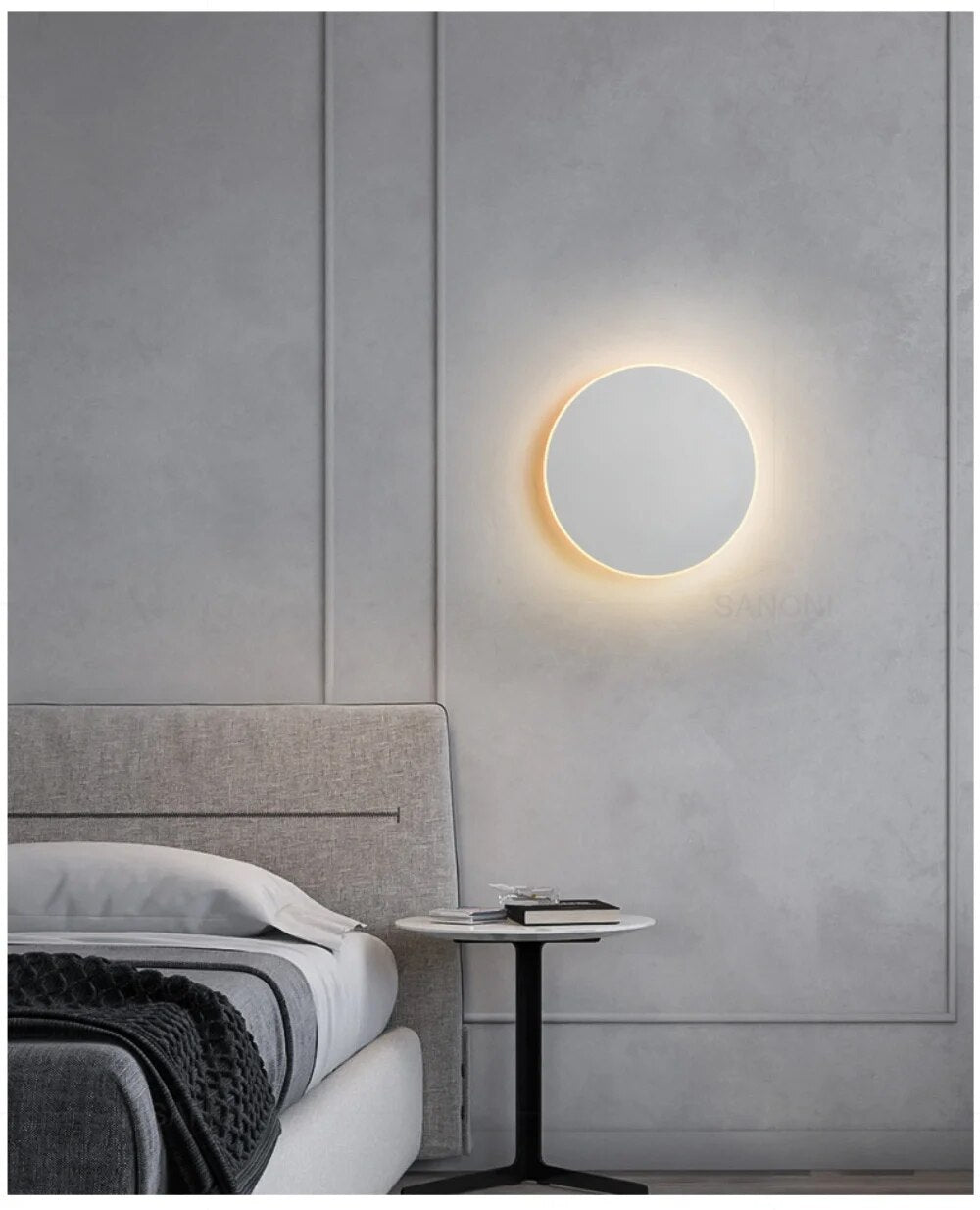 BowLift | Modern round LED wall lamp for stylish ambient lighting