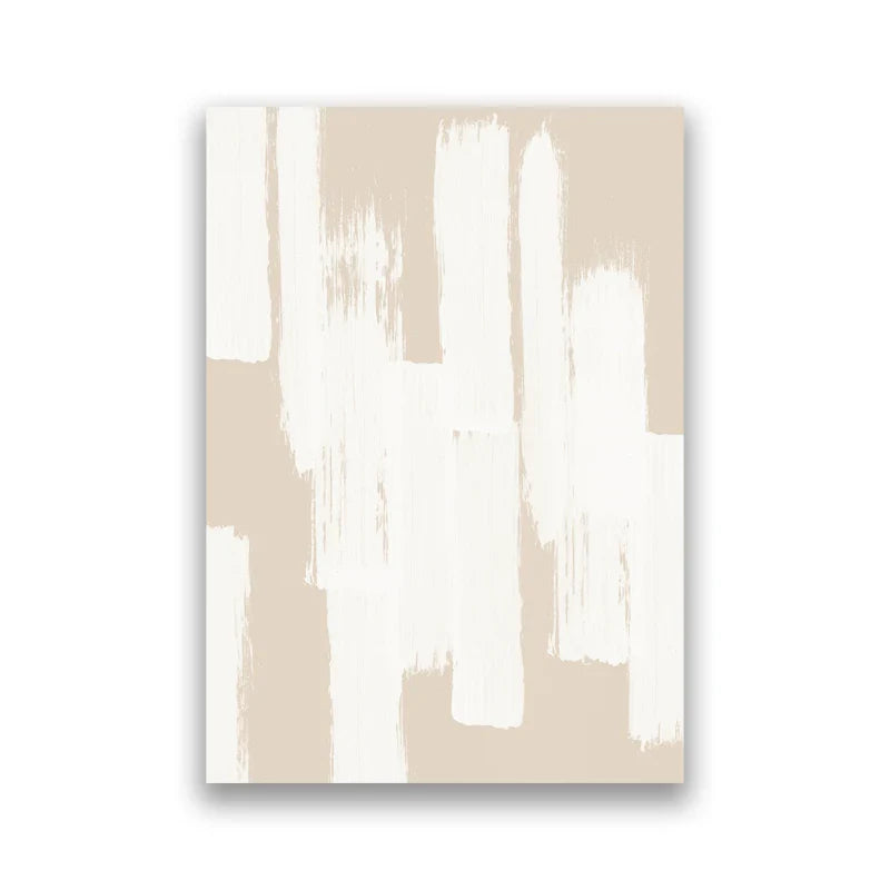 Shades Of Beige Abstract Line Art Wall Art Fine Art Canvas Prints Minimalist Pictures For Modern Apartment Living Room Art For Contemporary Interiors | Bowlift